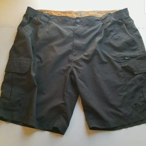 Field & Stream Cargo Shorts Men's Outdoor Fishing Performance Dark Gray XXL